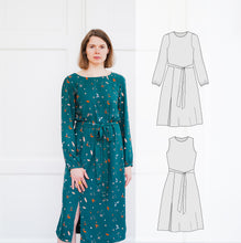Woman's dress sewing pattern