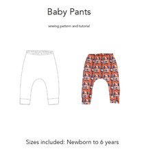 easy baby pants pattern for beginners