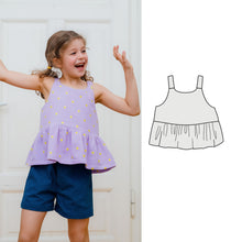 Peplum Cami Top