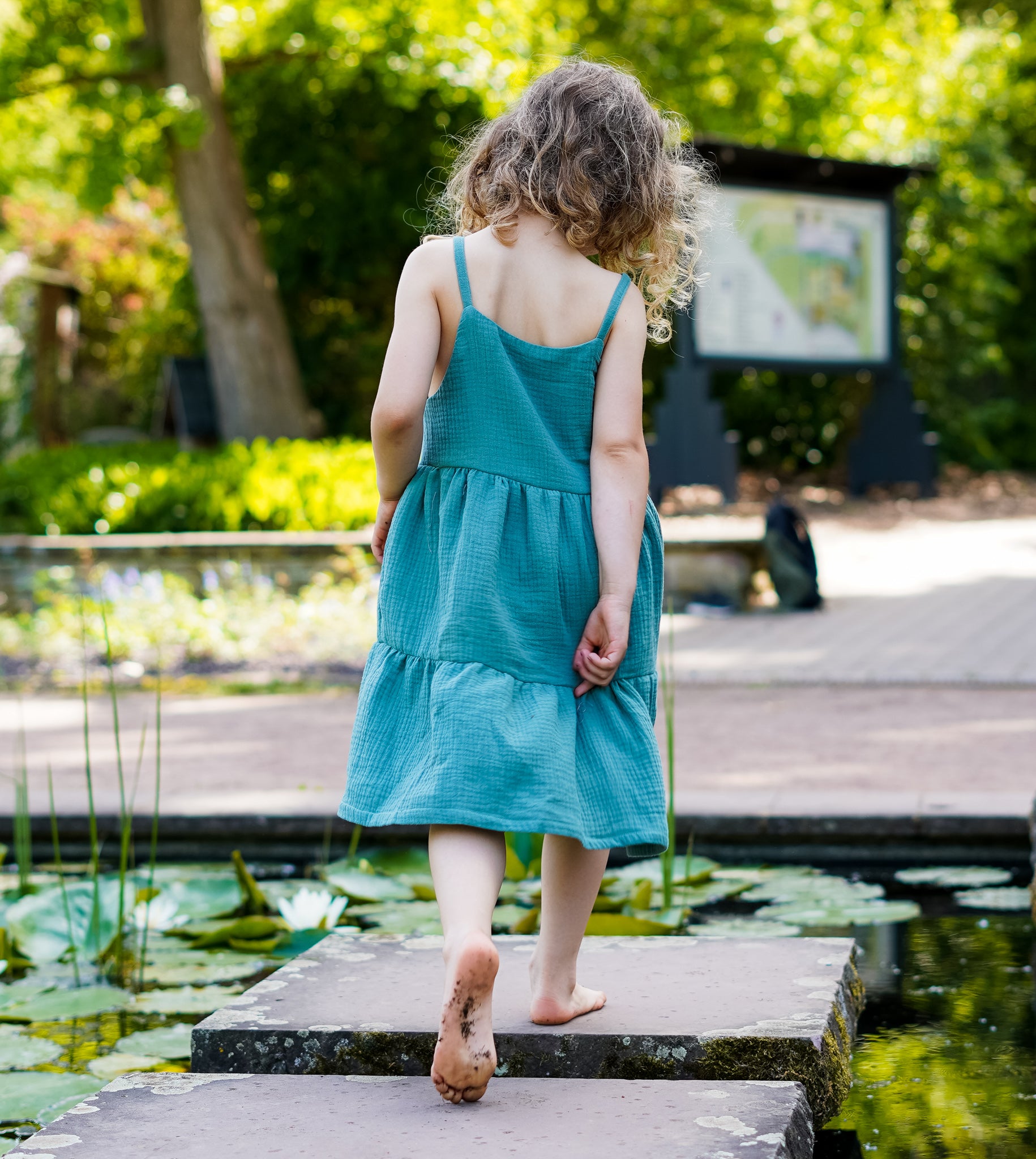 spaghetti strap dress pattern Summer Tiered Dress sewing pattern for children – Vagabond Stitch