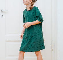 Kids puff sleeve dress pattern