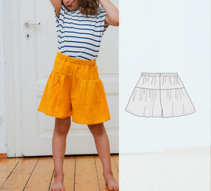 Tiered Shorts