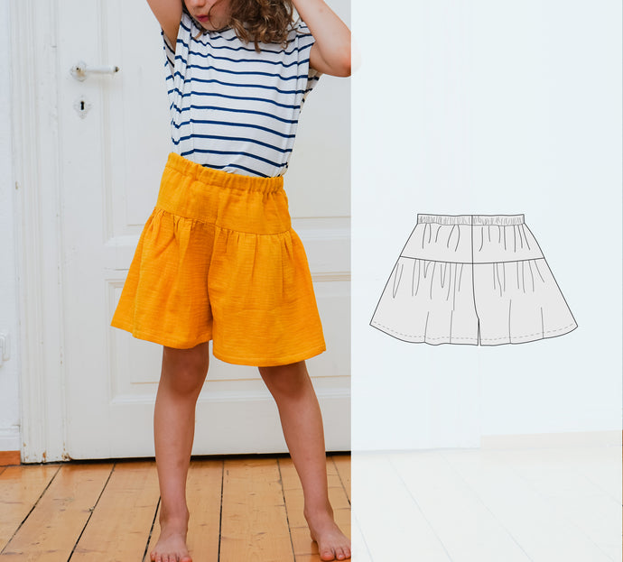 Tiered Shorts