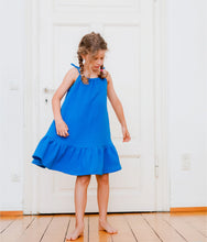 Kids PDF sewing pattern for a simple and timeless summer dress