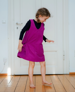V-neck Pinafore dress