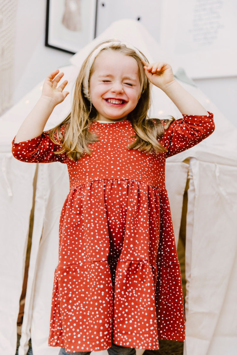 Tiered dress pattern for girls – Vagabond Stitch