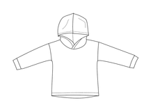 Slouchy sleeves hoodie