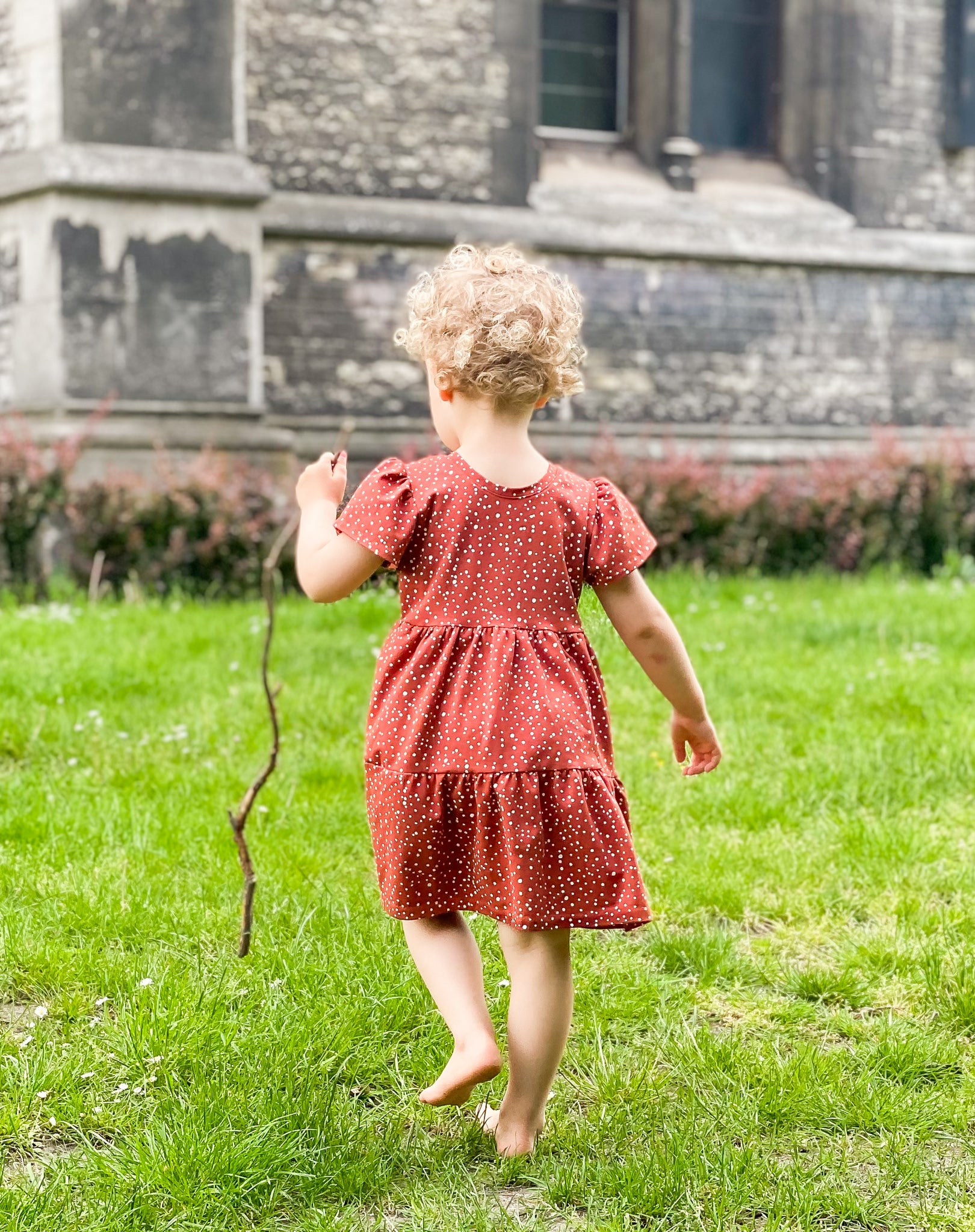 Tiered dress pattern for girls – Vagabond Stitch