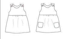 Pocket Pinafore dress pattern