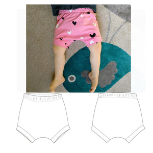 Easy baby shorts pattern