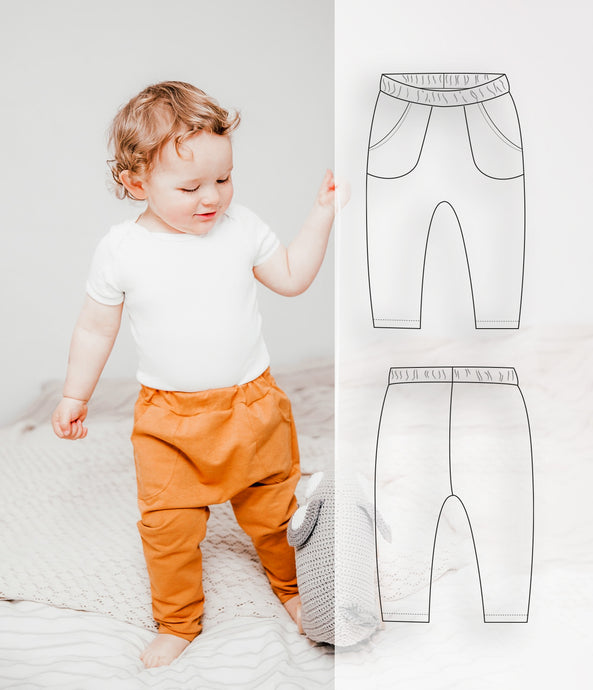Bottoms, sewing patterns for children leggings, pants, shorts and ...